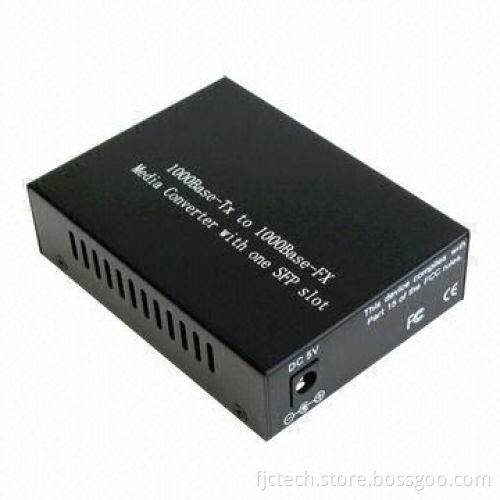 Fiber Media Converter with Fast Transmission Speed, 80KM Transmission Distance
